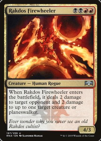 Rakdos Firewheeler [Ravnica Allegiance] | Exor Games Truro