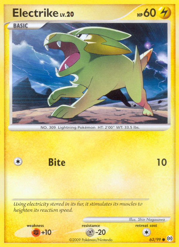 Electrike (63/99) [Platinum: Arceus] | Exor Games Truro