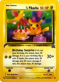 Pikachu (24) (Birthday) [Pikachu World Collection Promos] | Exor Games Truro