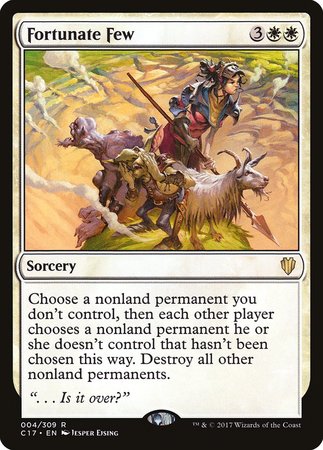 Fortunate Few [Commander 2017] | Exor Games Truro