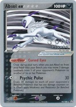 Absol ex (92/108) (Flyvees - Jun Hasebe) [World Championships 2007] | Exor Games Truro