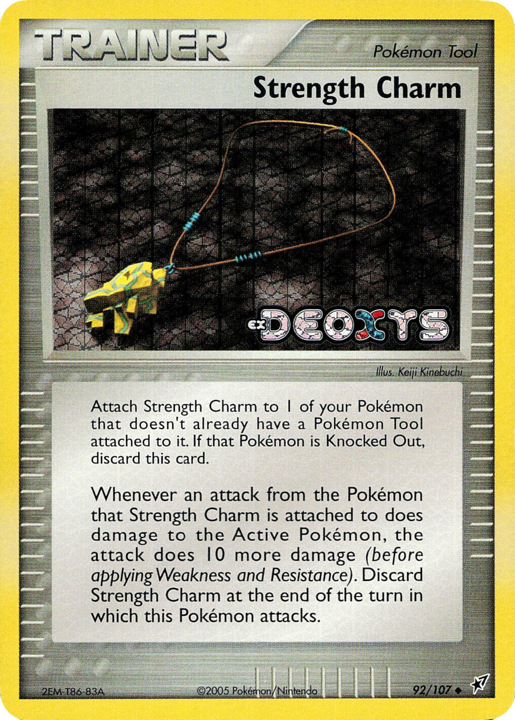 Strength Charm (92/107) (Stamped) [EX: Deoxys] | Exor Games Truro