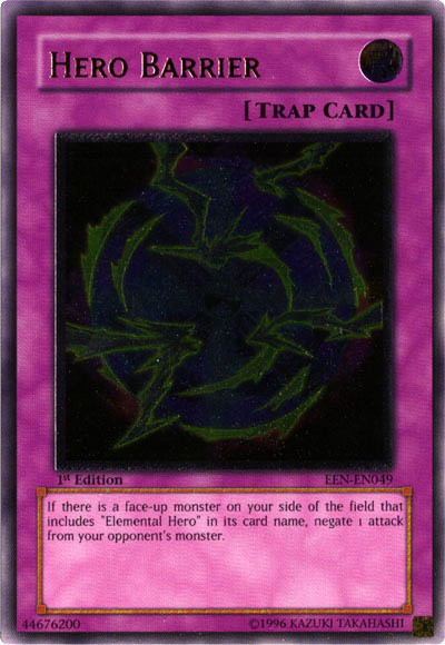 Hero Barrier [EEN-EN049] Ultimate Rare | Exor Games Truro