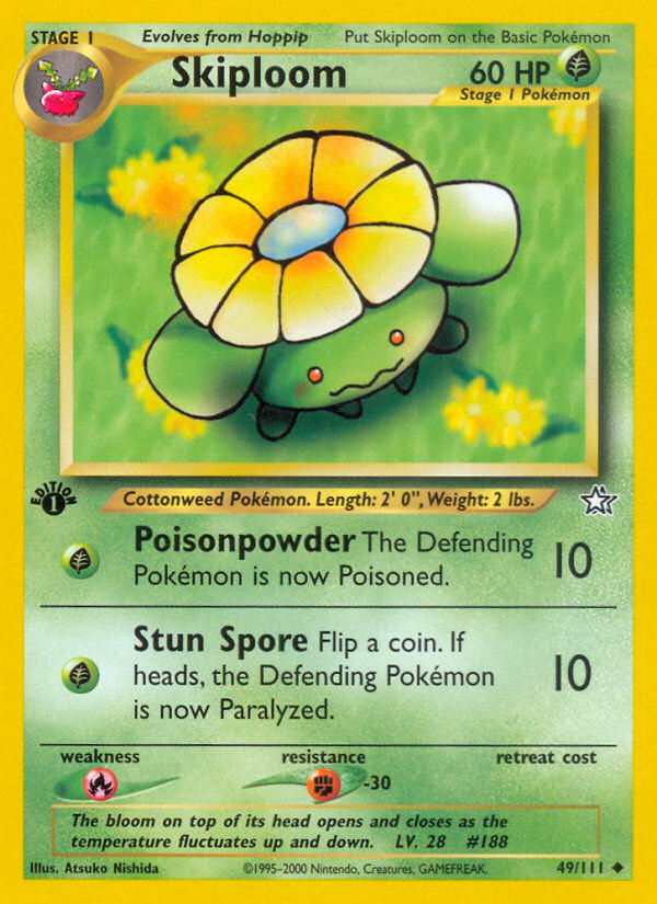 Skiploom (49/111) [Neo Genesis 1st Edition] | Exor Games Truro