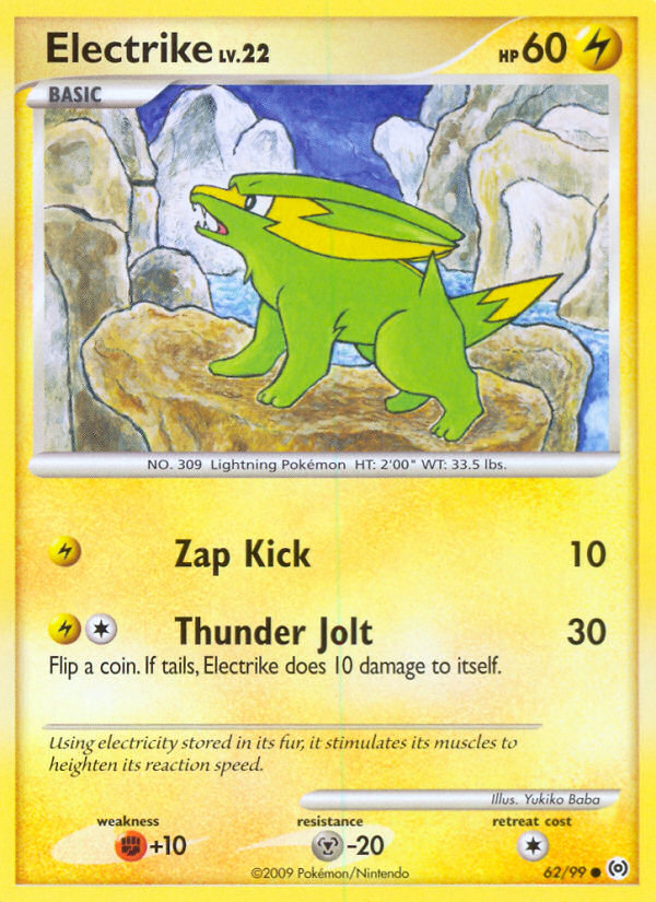 Electrike (62/99) [Platinum: Arceus] | Exor Games Truro