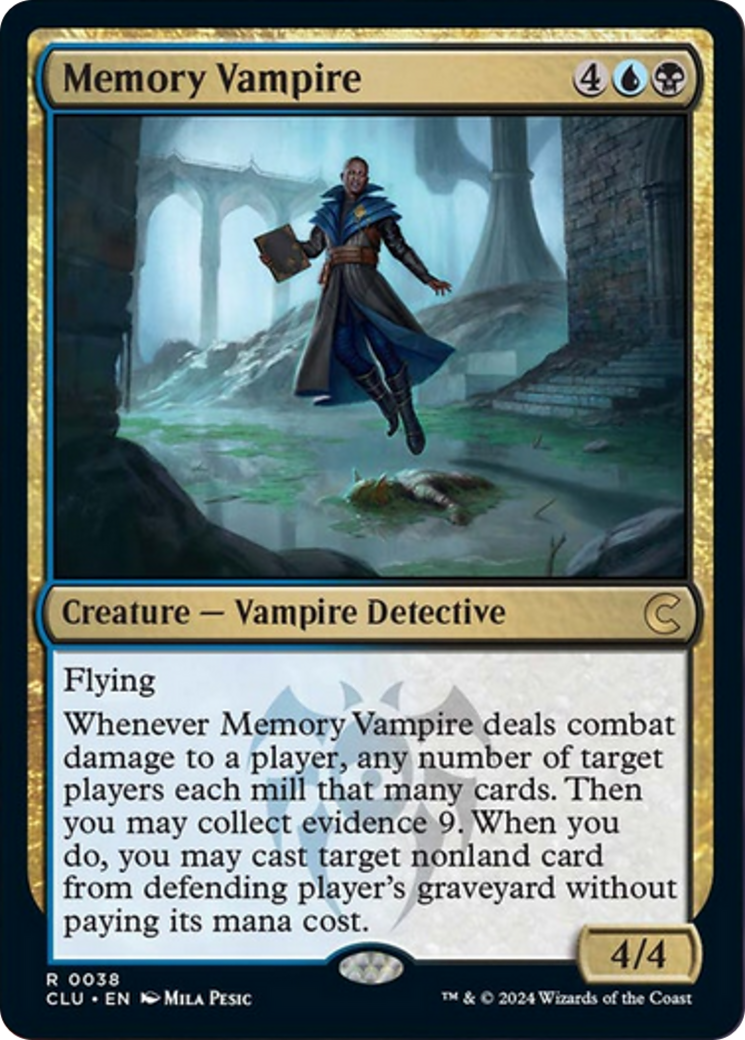 Memory Vampire [Ravnica: Clue Edition] | Exor Games Truro