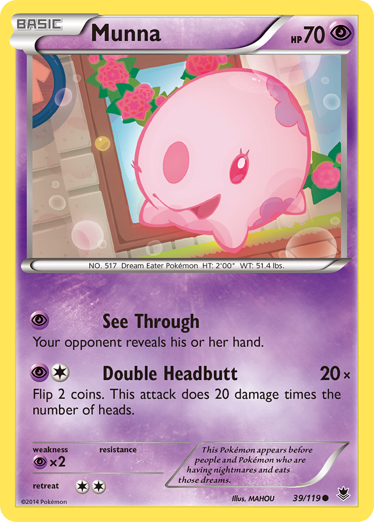 Munna (39/119) [XY: Phantom Forces] | Exor Games Truro