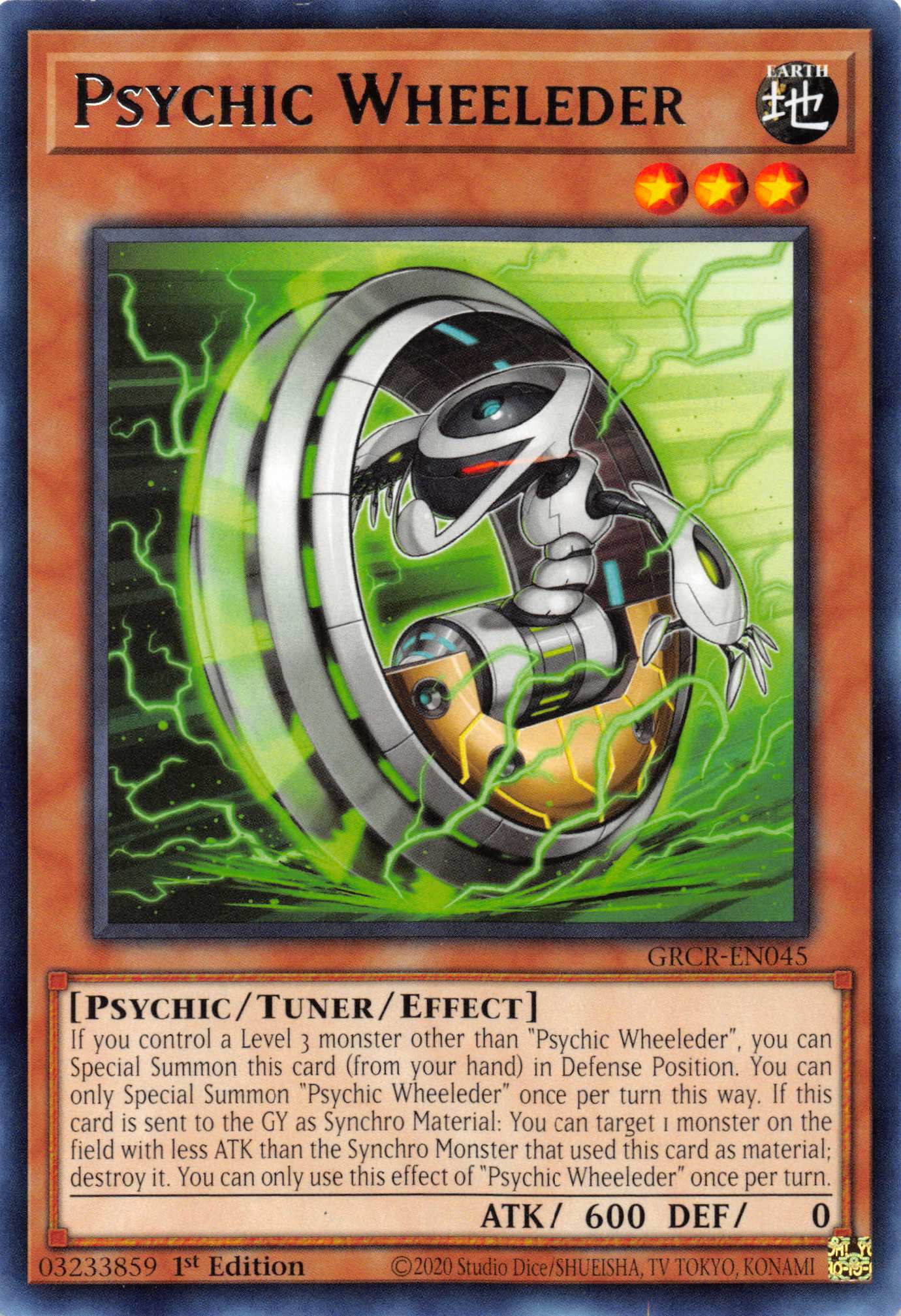 Psychic Wheeleder [GRCR-EN045] Rare | Exor Games Truro