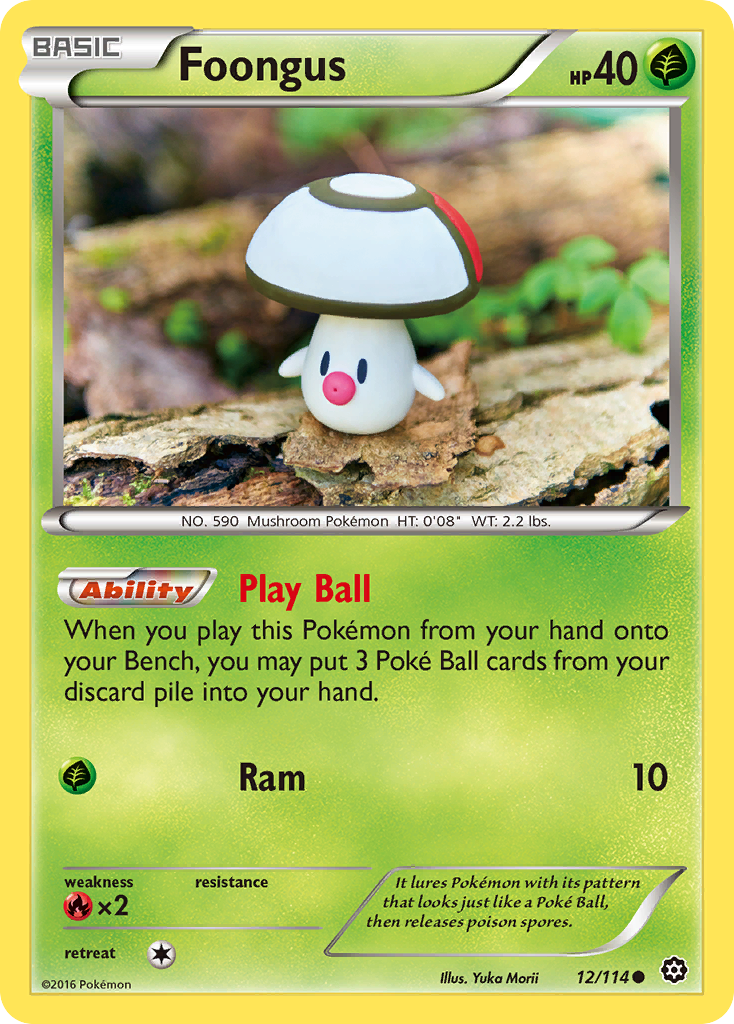 Foongus (12/114) [XY: Steam Siege] | Exor Games Truro