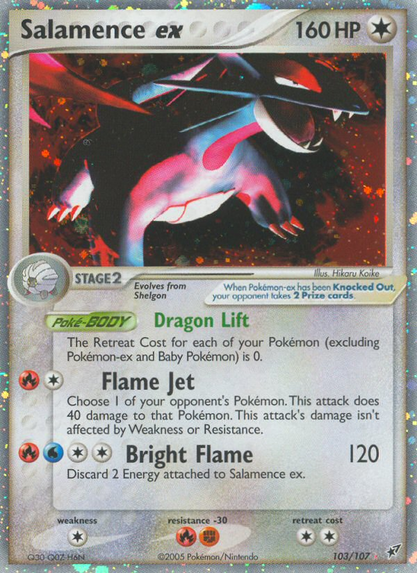 Salamence ex (103/107) [EX: Deoxys] | Exor Games Truro