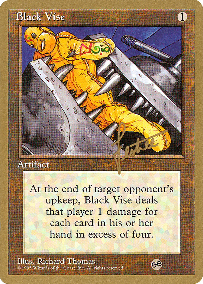 Black Vise (Bertrand Lestree) (SB) [Pro Tour Collector Set] | Exor Games Truro