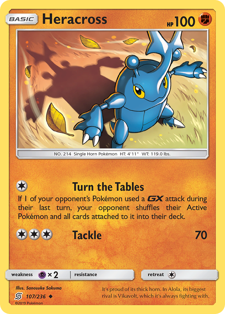 Heracross (107/236) [Sun & Moon: Unified Minds] | Exor Games Truro