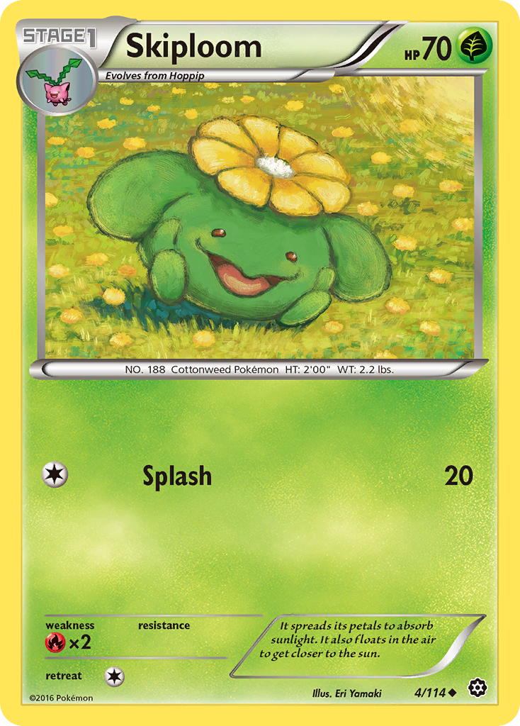 Skiploom (4/114) [XY: Steam Siege] | Exor Games Truro