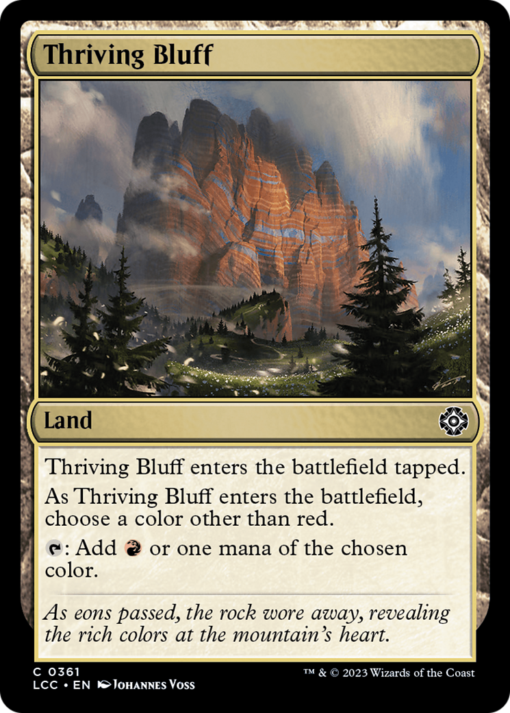 Thriving Bluff [The Lost Caverns of Ixalan Commander] | Exor Games Truro