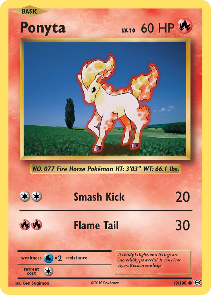 Ponyta (19/108) [XY: Evolutions] | Exor Games Truro