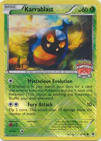 Karrablast (8/101) (Championship Promo Staff) [Black & White: Noble Victories] | Exor Games Truro