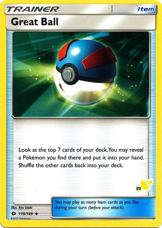 Great Ball (119/149) (Pikachu Stamp #29) [Battle Academy 2020] | Exor Games Truro