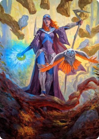 Kasmina, Enigma Sage Art Card [Strixhaven: School of Mages Art Series] | Exor Games Truro