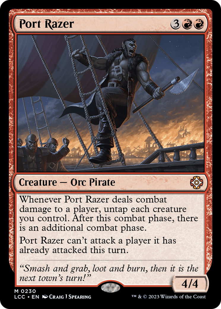 Port Razer [The Lost Caverns of Ixalan Commander] | Exor Games Truro