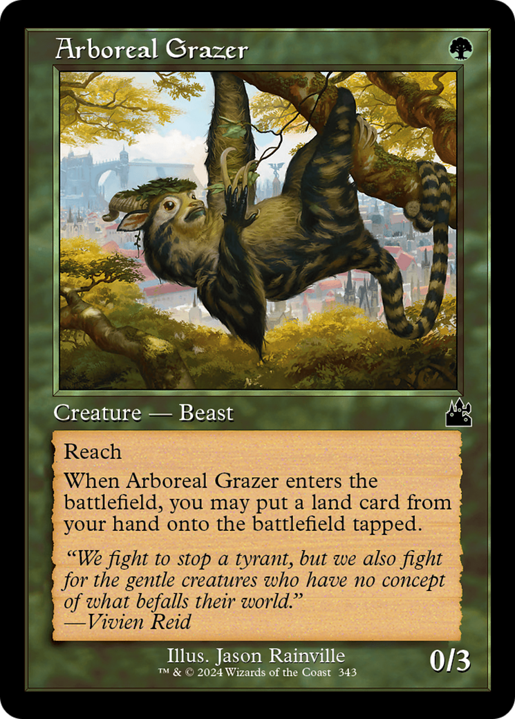 Arboreal Grazer (Retro Frame) [Ravnica Remastered] | Exor Games Truro