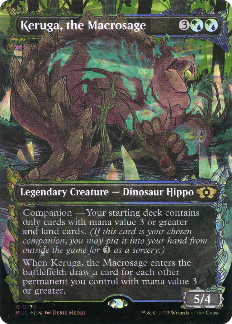 Keruga, the Macrosage (Halo Foil) [Multiverse Legends] | Exor Games Truro