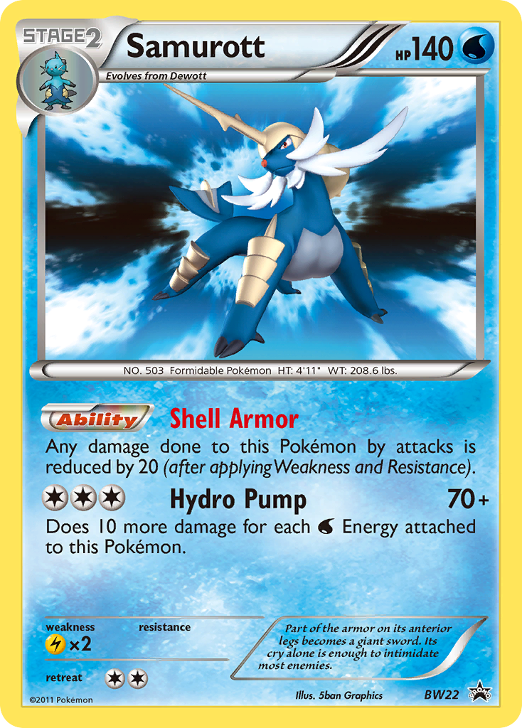 Samurott (BW22) [Black & White: Black Star Promos] | Exor Games Truro