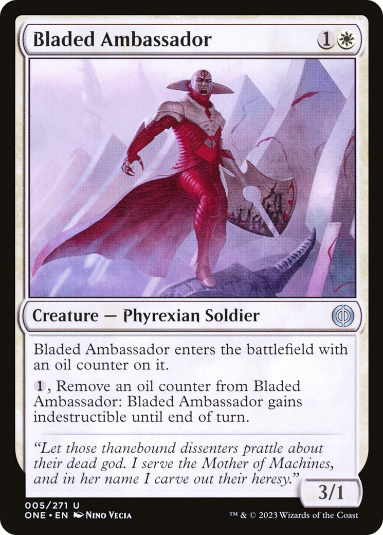 Bladed Ambassador [Phyrexia: All Will Be One] | Exor Games Truro