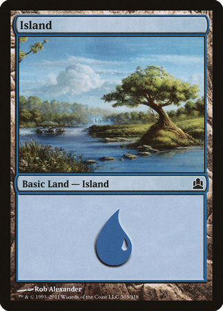 Island (303) [Commander 2011] | Exor Games Truro