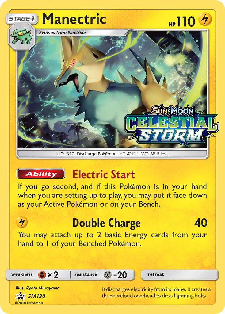 Manectric (SM130) [Sun & Moon: Black Star Promos] | Exor Games Truro