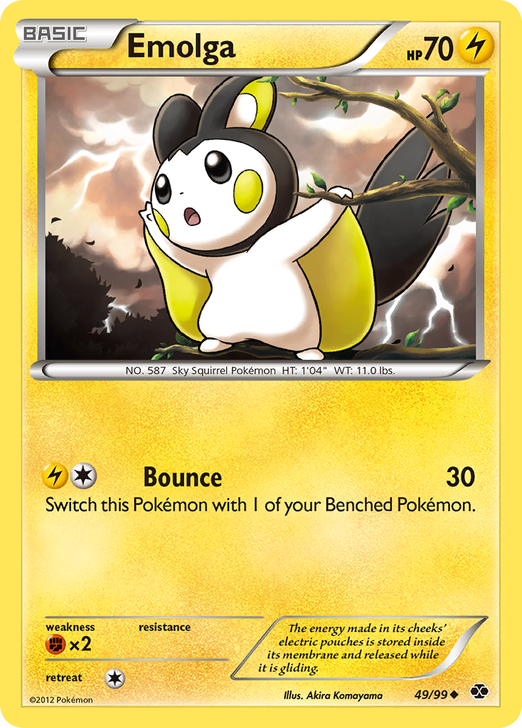 Emolga (49/99) [Black & White: Next Destinies] | Exor Games Truro