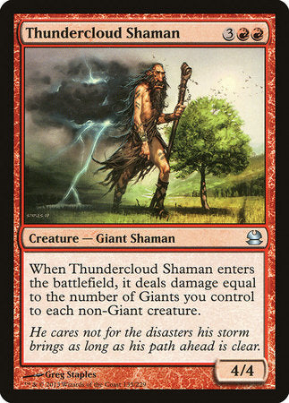 Thundercloud Shaman [Modern Masters] | Exor Games Truro