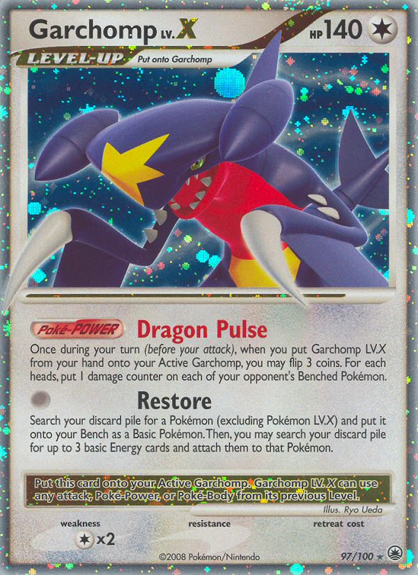 Garchomp LV.X (97/100) [Diamond & Pearl: Majestic Dawn] | Exor Games Truro