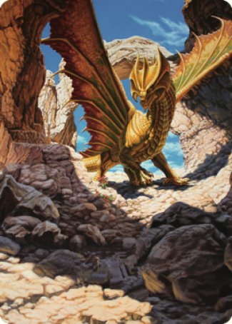 Ancient Brass Dragon Art Card (02) [Commander Legends: Battle for Baldur's Gate Art Series] | Exor Games Truro