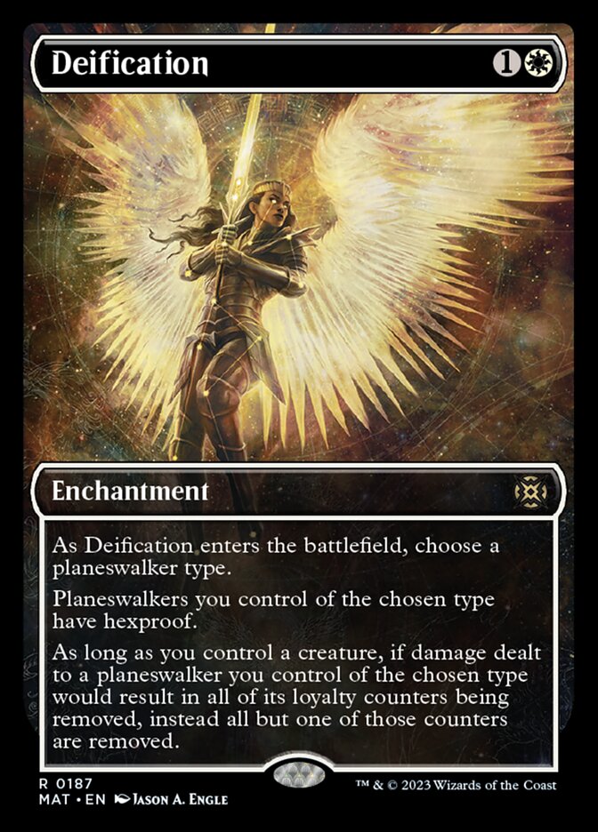 Deification (Showcase Halo Foil) [March of the Machine: The Aftermath] | Exor Games Truro