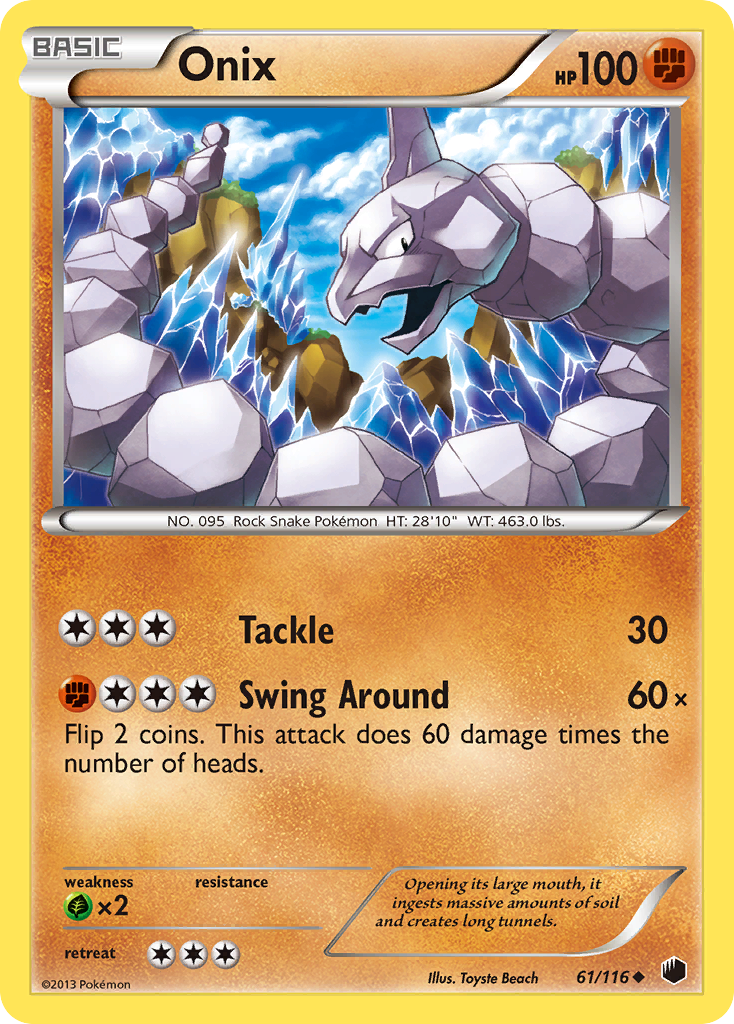 Onix (61/116) [Black & White: Plasma Freeze] | Exor Games Truro