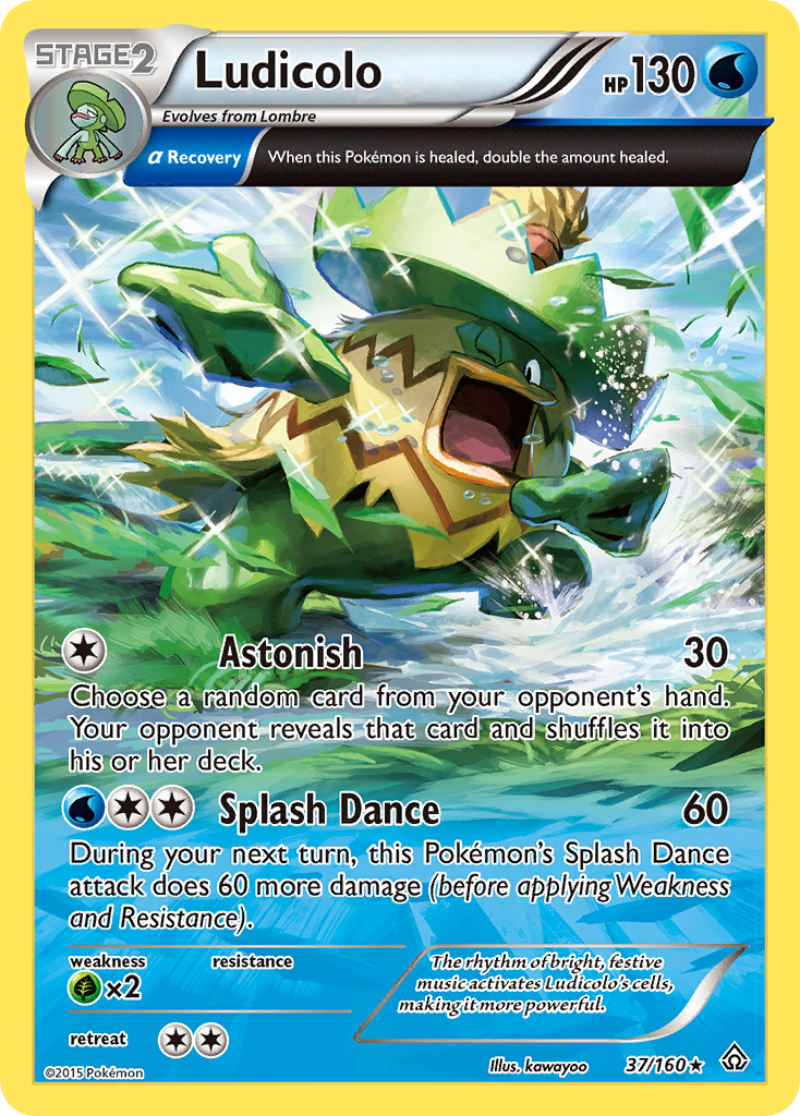 Ludicolo (37/160) [XY: Primal Clash] | Exor Games Truro