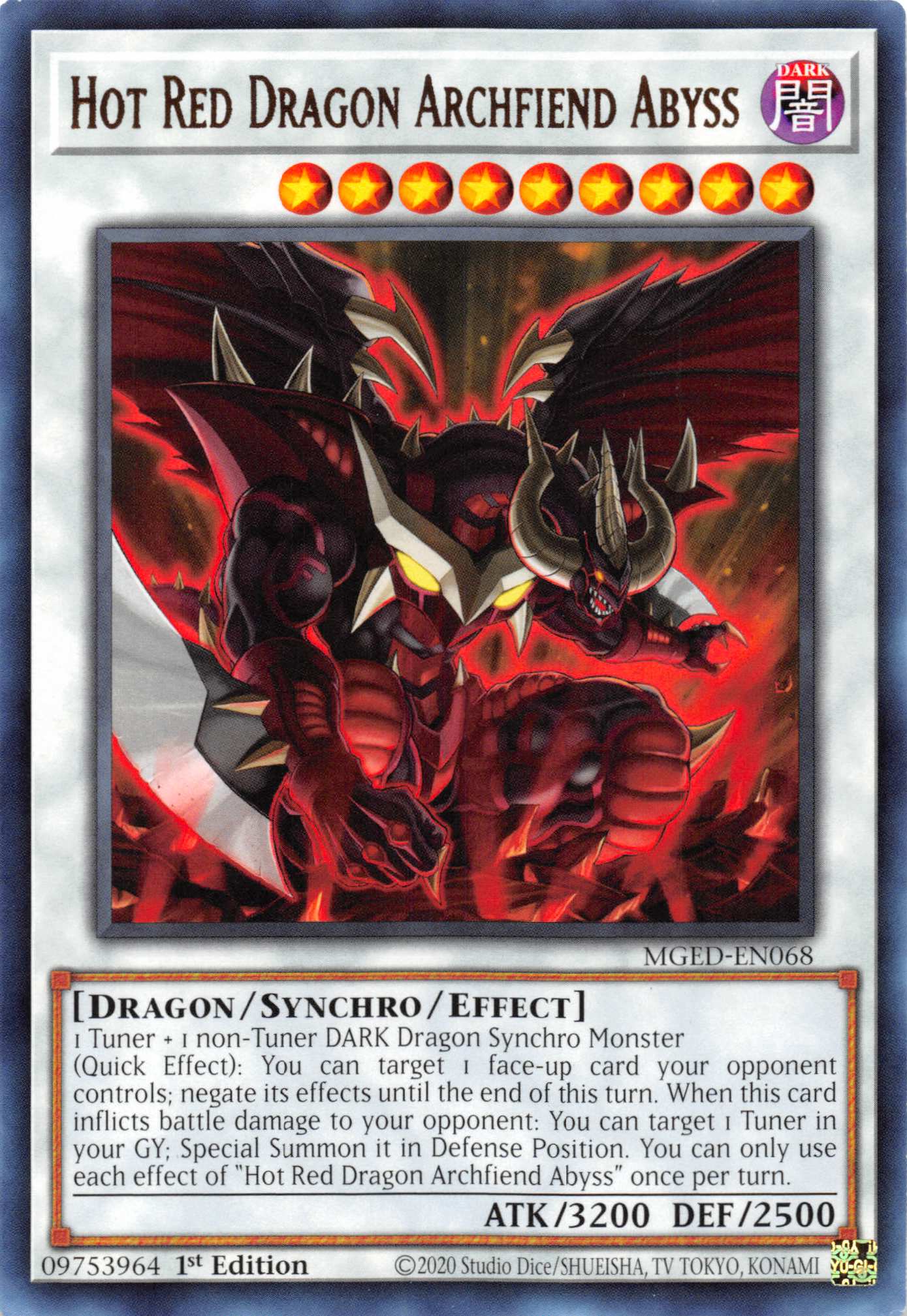 Hot Red Dragon Archfiend Abyss [MGED-EN068] Rare | Exor Games Truro