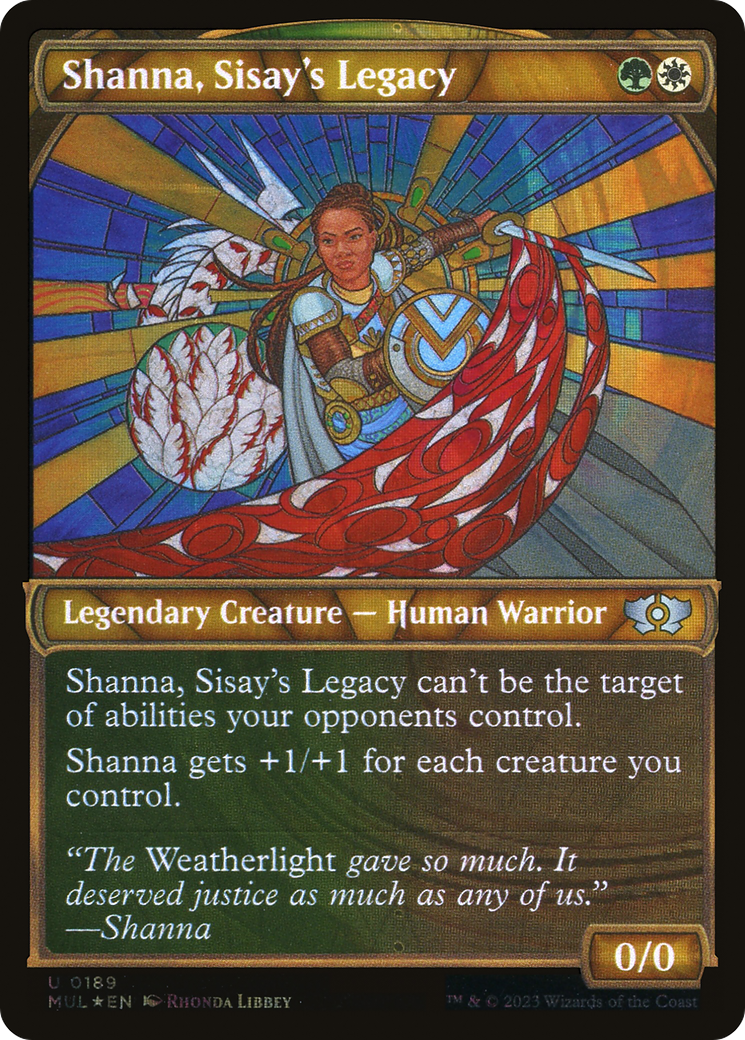 Shanna, Sisay's Legacy (Halo Foil) [Multiverse Legends] | Exor Games Truro