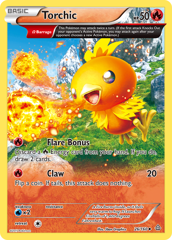 Torchic (26/160) [XY: Primal Clash] | Exor Games Truro