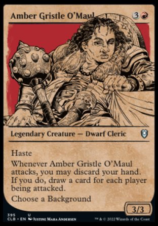 Amber Gristle O'Maul (Showcase) [Commander Legends: Battle for Baldur's Gate] | Exor Games Truro