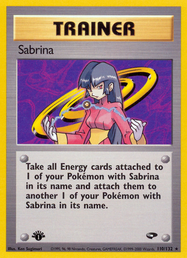 Sabrina (110/132) [Gym Challenge 1st Edition] | Exor Games Truro