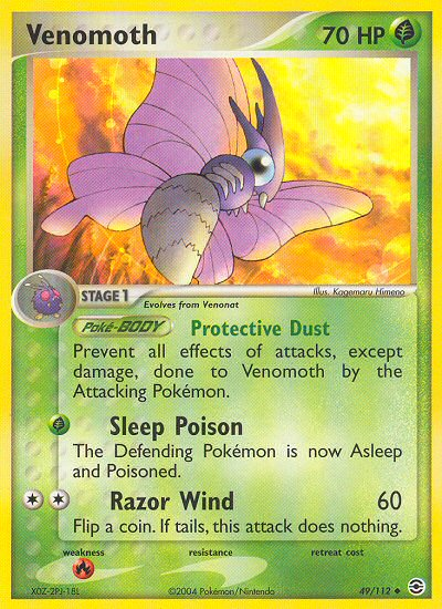 Venomoth (49/112) [EX: FireRed & LeafGreen] | Exor Games Truro