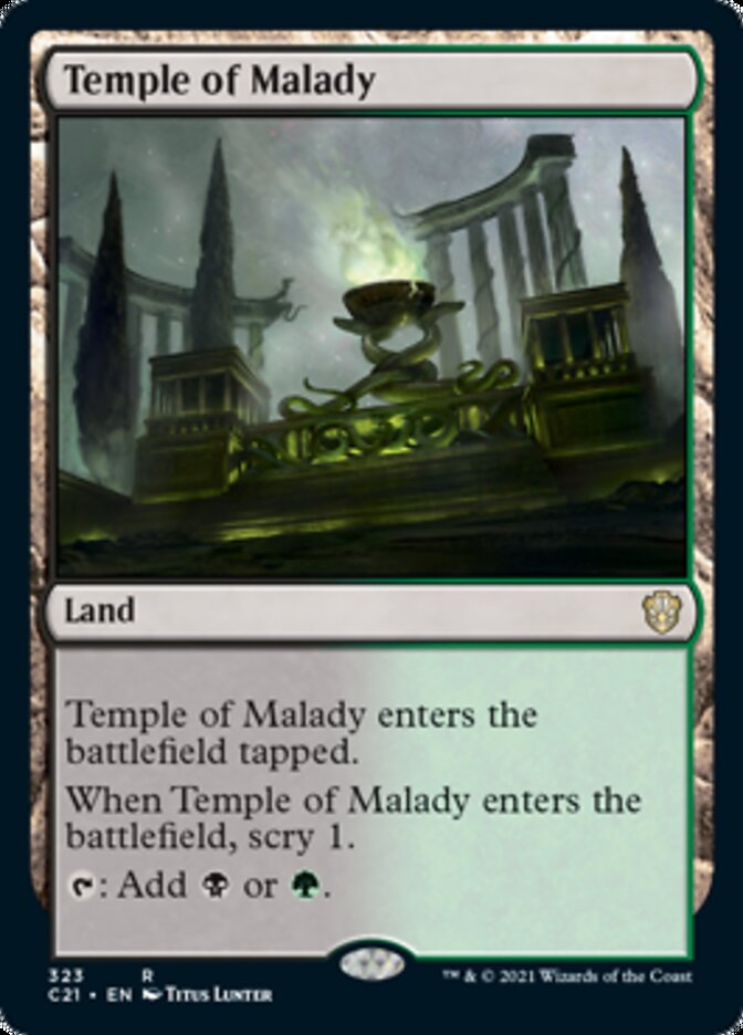 Temple of Malady [Commander 2021] | Exor Games Truro