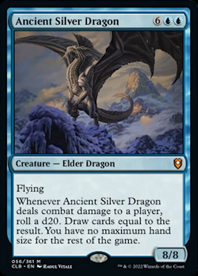 Ancient Silver Dragon [Commander Legends: Battle for Baldur's Gate] | Exor Games Truro