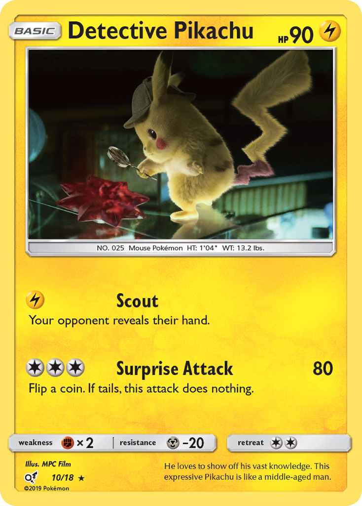 Detective Pikachu (10/18) [Sun & Moon: Detective Pikachu] | Exor Games Truro