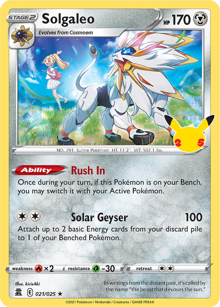 Solgaleo (021/025) [Celebrations: 25th Anniversary] | Exor Games Truro