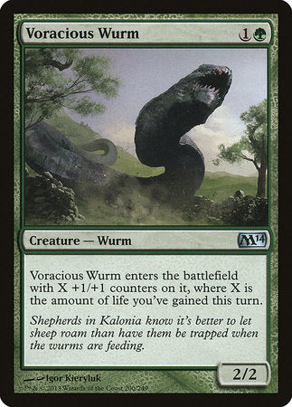 Voracious Wurm [Magic 2014] | Exor Games Truro