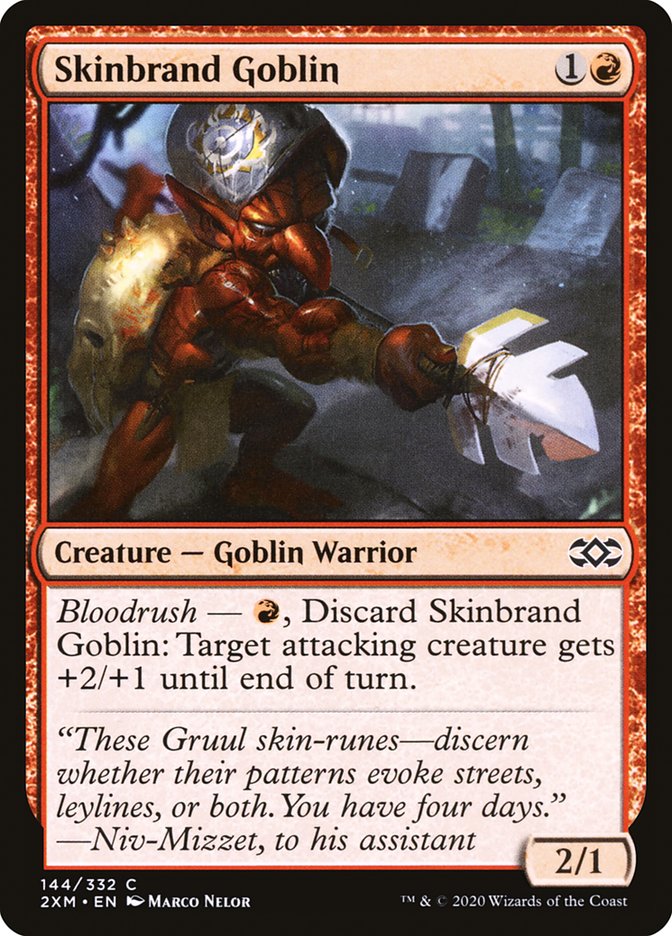 Skinbrand Goblin [Double Masters] | Exor Games Truro