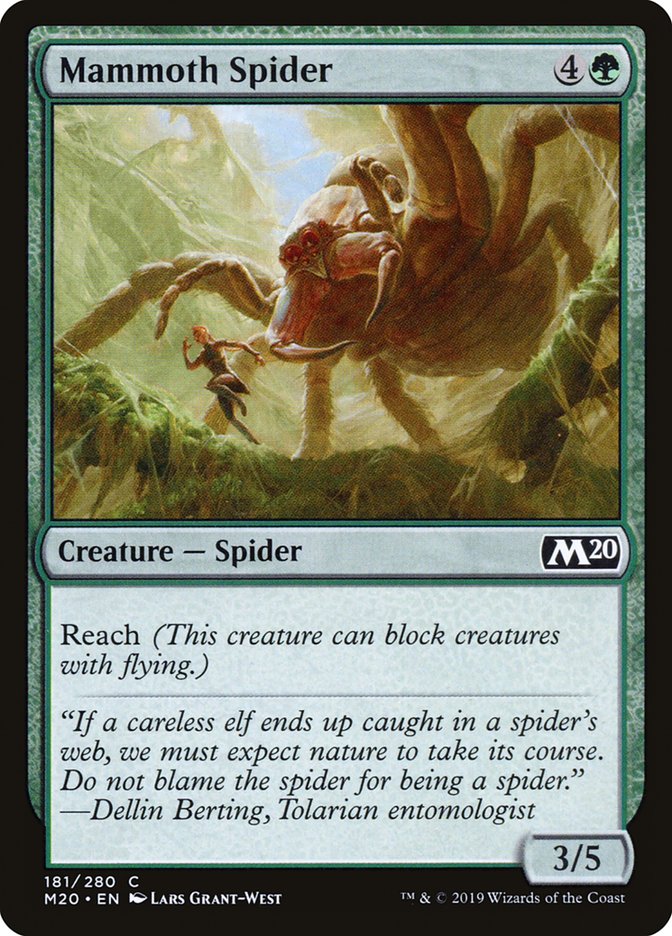 Mammoth Spider [Core Set 2020] | Exor Games Truro