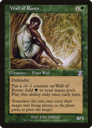 Wall of Roots [Time Spiral Timeshifted] | Exor Games Truro